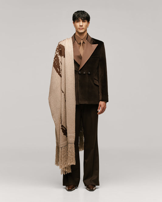 Alirio Cross-stitch Handmade Blanket