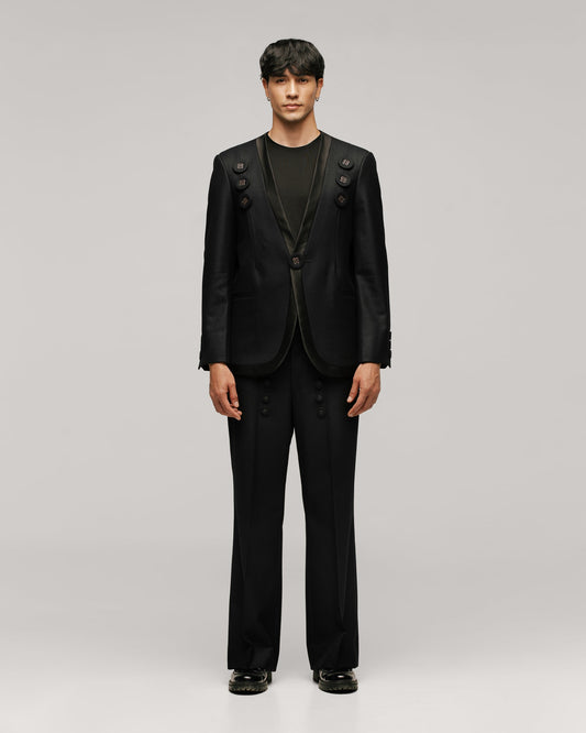 Traje sastre negro Noche