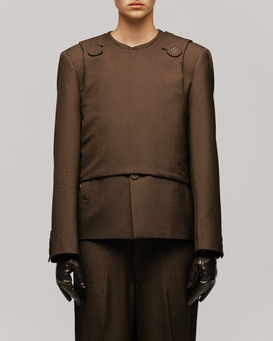 Traje sastre café Herencia