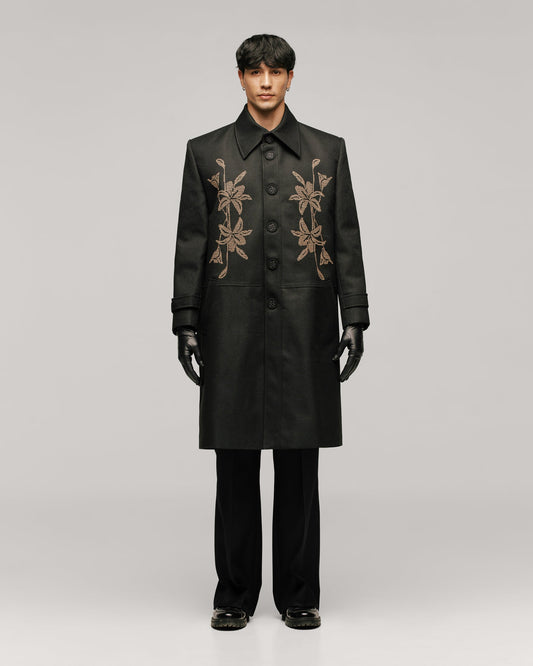 Alirio Cross-stitch Overcoat