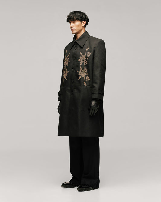 Alirio Cross-stitch Overcoat